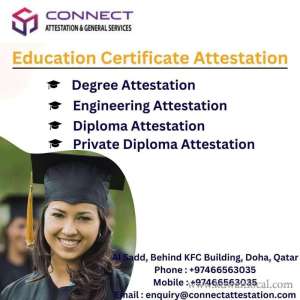 best-engineering-certificate-attestation-agency-in-doha-qatar in qatar