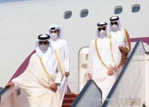 amir-arrived-in-kuwaitqatar