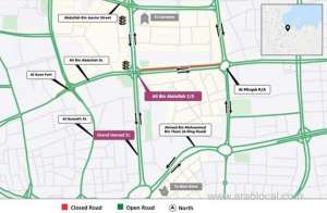 partial-traffic-closure-on-ali-bin-abdullah-street-ashghalqatar