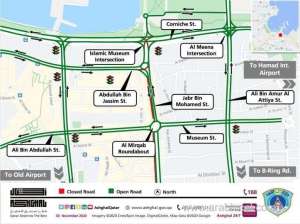 ashghal-announced-road-closure-on-jabr-bin-mohamed-street-and-islamic-museum-intersection-for-12-monthsqatar