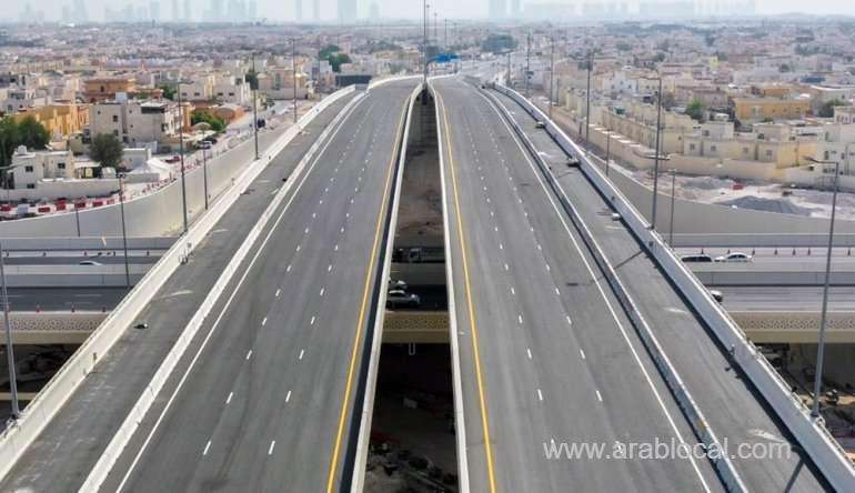duhail-al-gharrafa-bridge-and-parts-of-traffic-signals-on-duhail-interchange-are-open-now_qatar