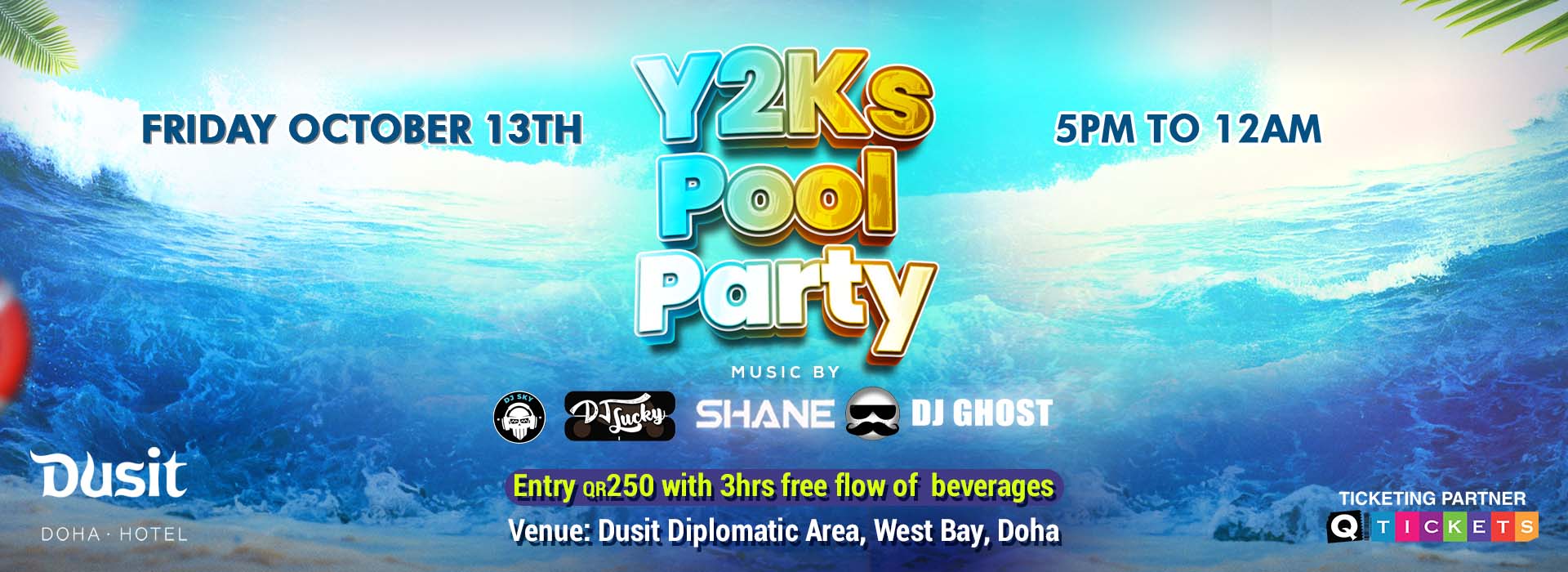 The Y2Ks Pool Party, Doha, Qatar