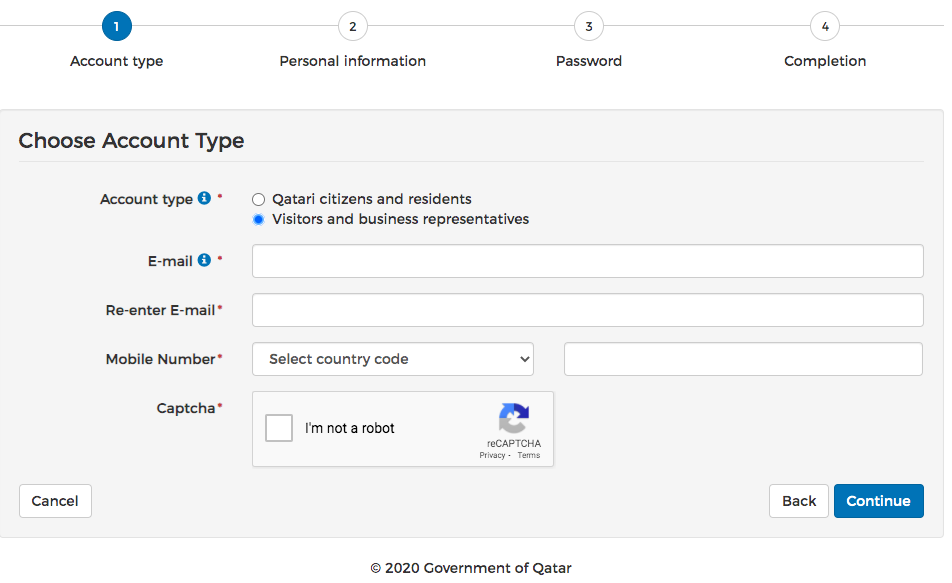 exceptional entry permit for visitors and business representatives