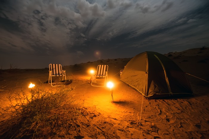 tent in camping