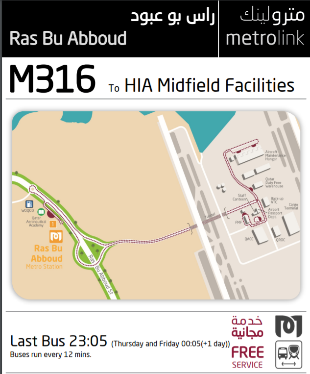 doha metro route map