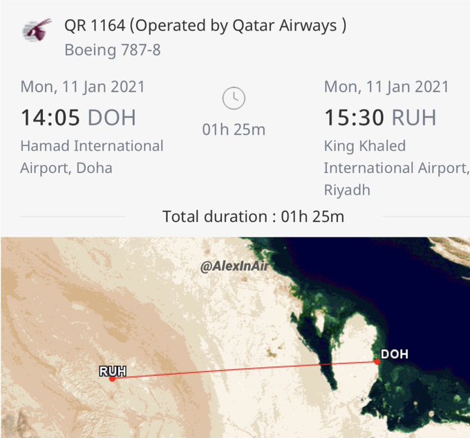 qatar to saudi direct flights