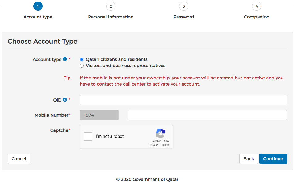 qatari ctizen and residents